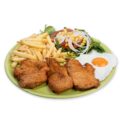Plato Milanesa De Pollo